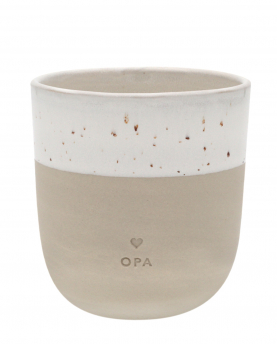 Eulenschnitt Becher Opa