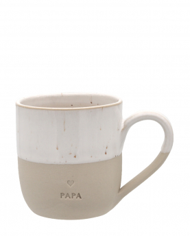 Eulenschnitt Cappuccino Tasse Papa