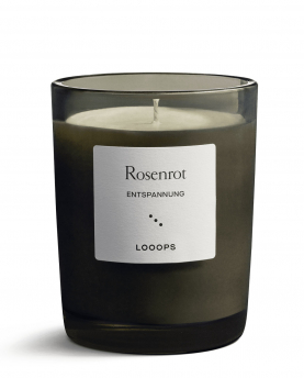 LOOOPS Duftkerze Rosenrot