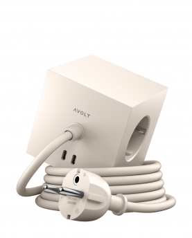 Avolt Mehrfachstecker Square 1 USB-C + Magnet