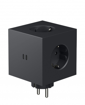 Avolt Mehrfachstecker Square 2 USB C wall mounted