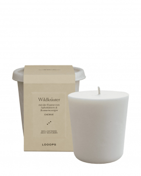 LOOOPS Nachfüllkerze Refill Wildkräuter 250 g