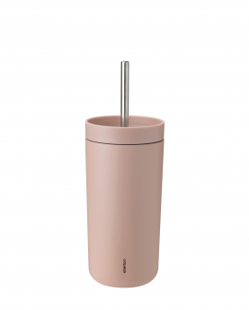 Stelton To Go Sip Thermobecher mit Trinkhalm