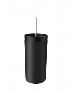 Stelton To Go Sip Thermobecher mit Trinkhalm