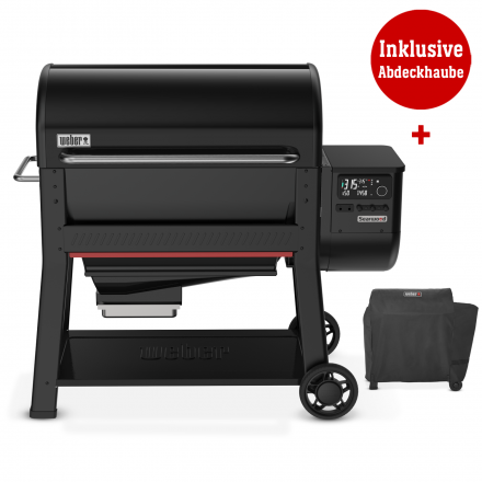 Weber Holzpelletgrill SEARWOOD XL, inklusive Abdeckhaube