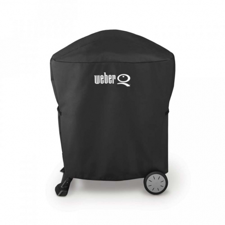 Weber Abdeckhaube Q 1200/1400 u. 2200/2400, Stand u. Rollwagen