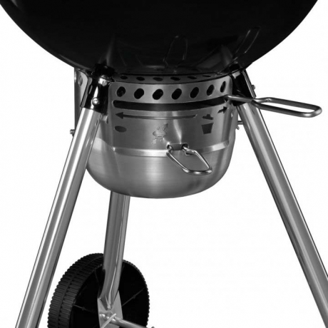 Weber Aschebehälter Set silber OT 47cm, Ersatzteil