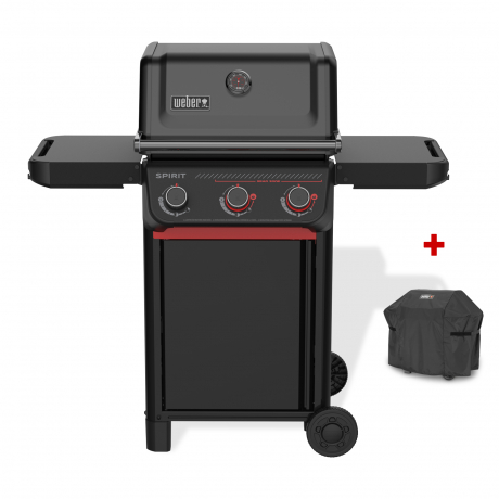 Weber Gasgrill SPIRIT E-325, Stealth Edition (2026), inklusive Abdeckhaube