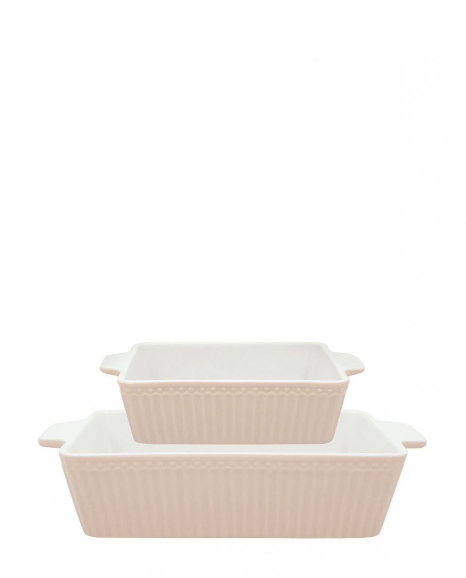 Greengate Auflaufform Set Alice eckig