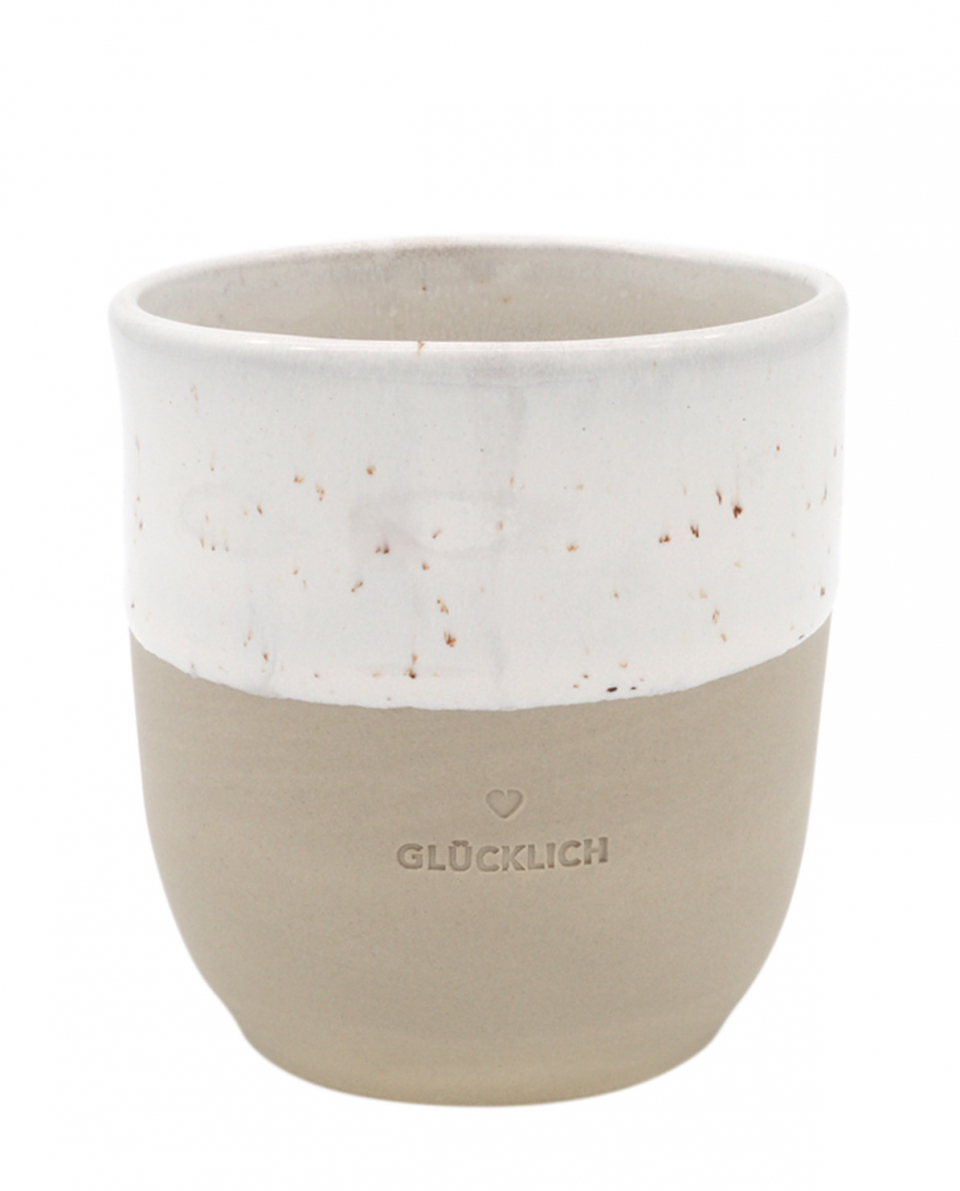 Eulenschnitt Becher Glücklich One Size