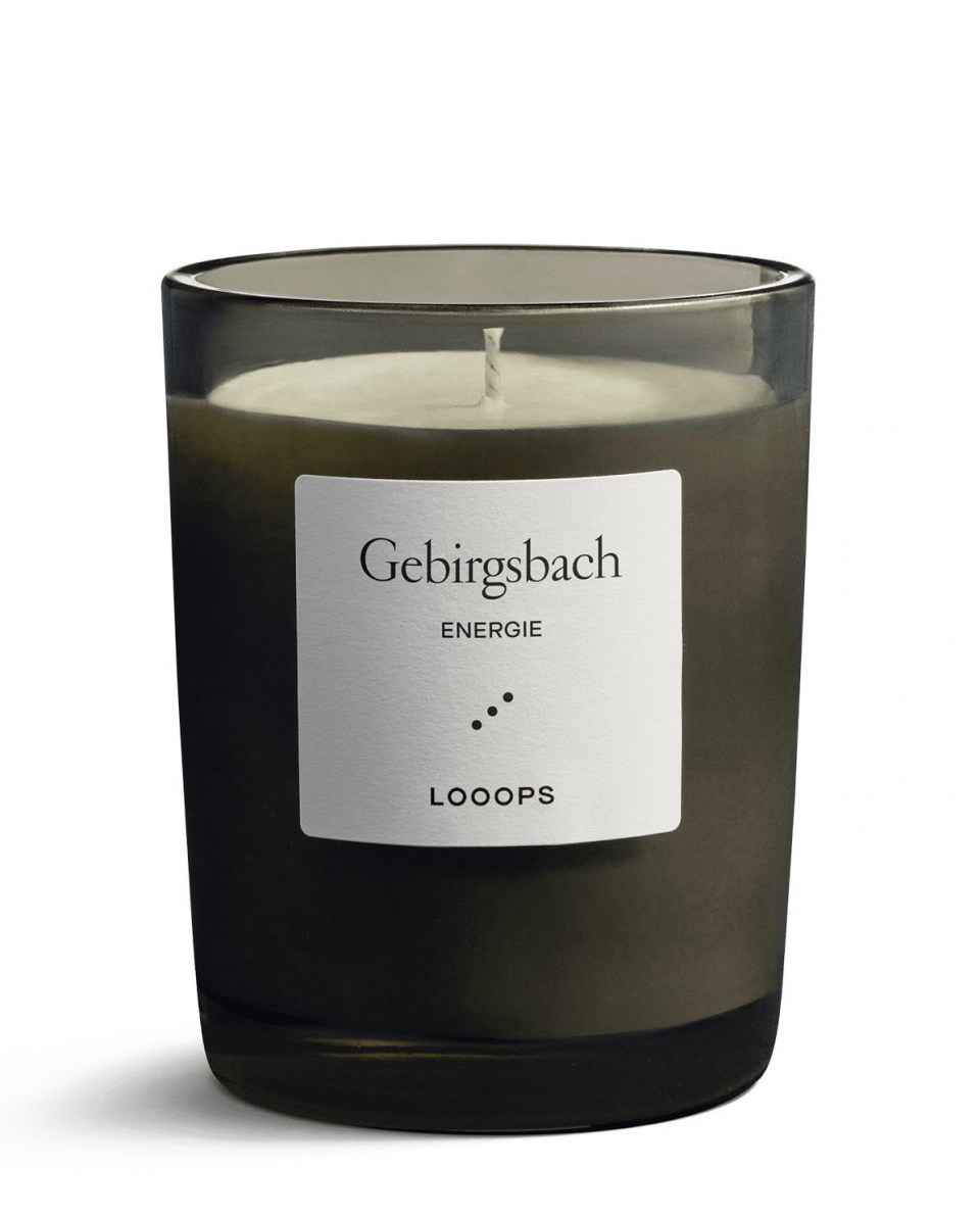 LOOOPS Duftkerze Gebirgsbach