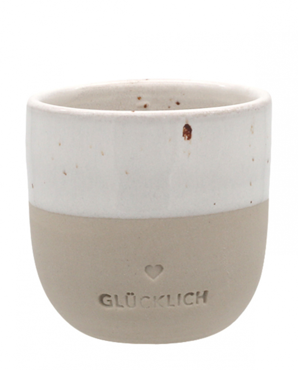 Eulenschnitt Espresso Becher Glücklich One Size