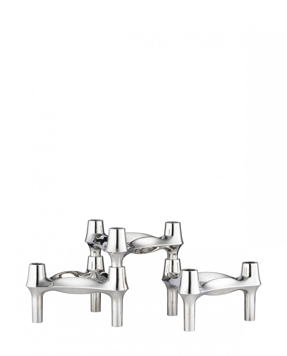STOFF Nagel Kerzenhalter Set BMF chrome