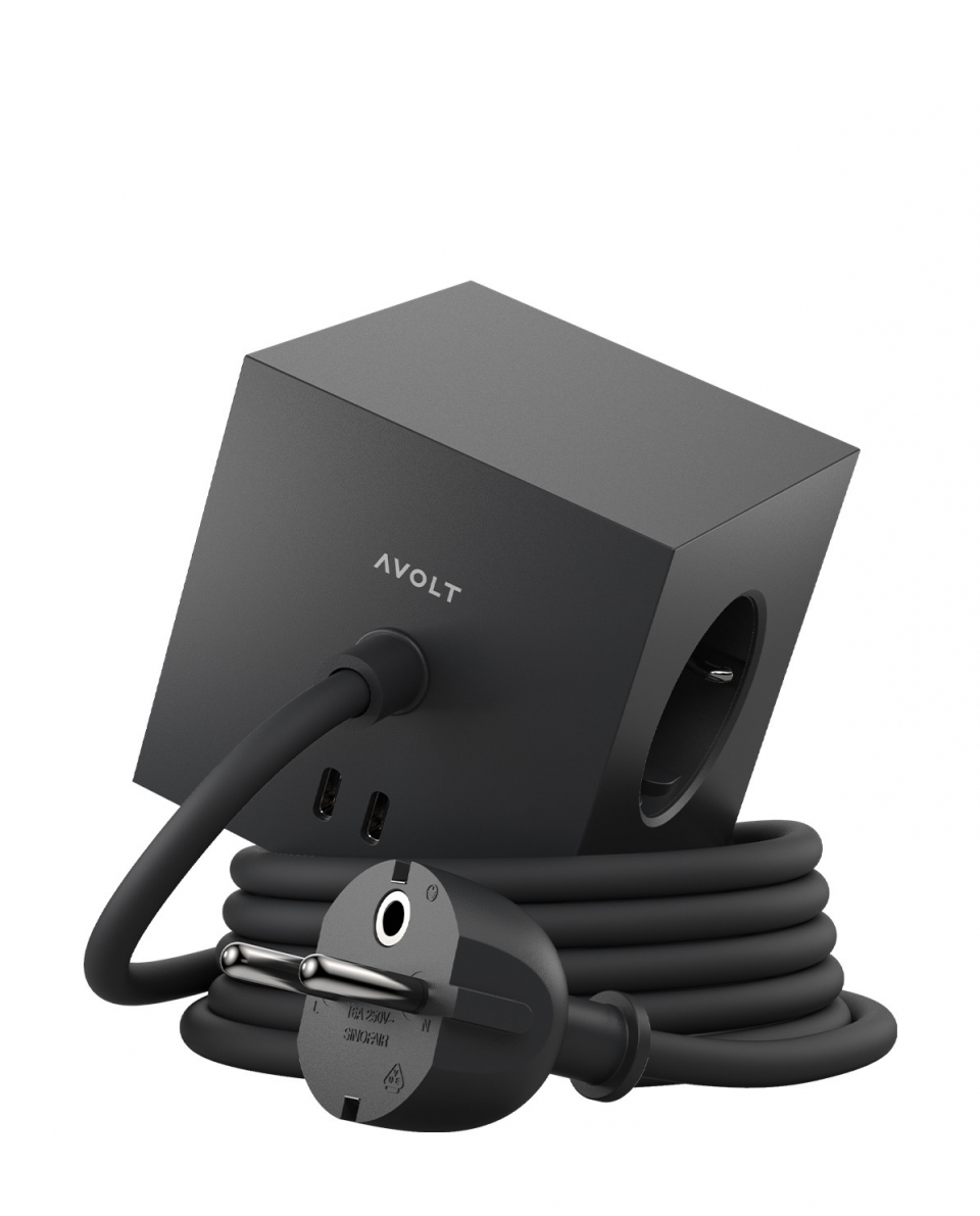 Avolt Mehrfachstecker Square 1 USB-C + Magnet