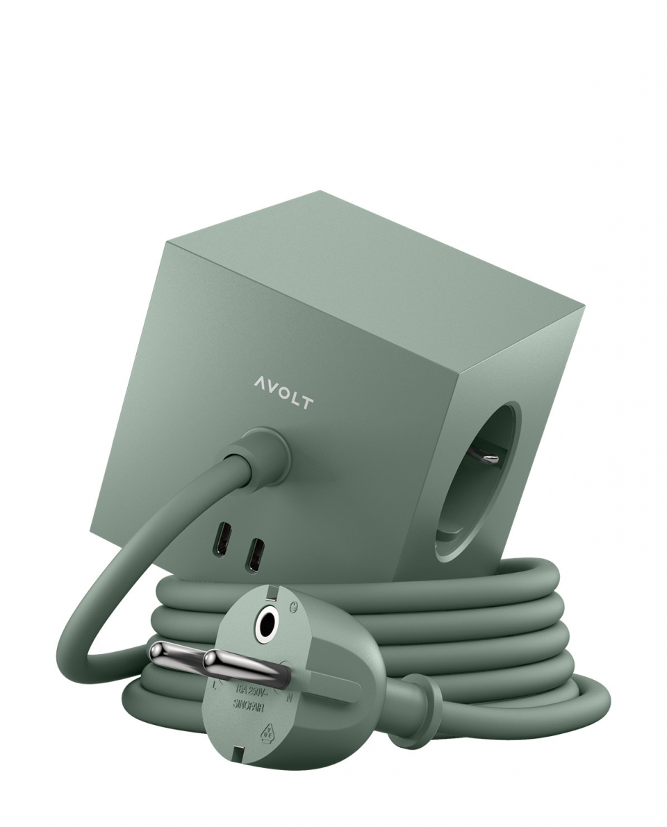 Avolt Mehrfachstecker Square 1 USB-C + Magnet