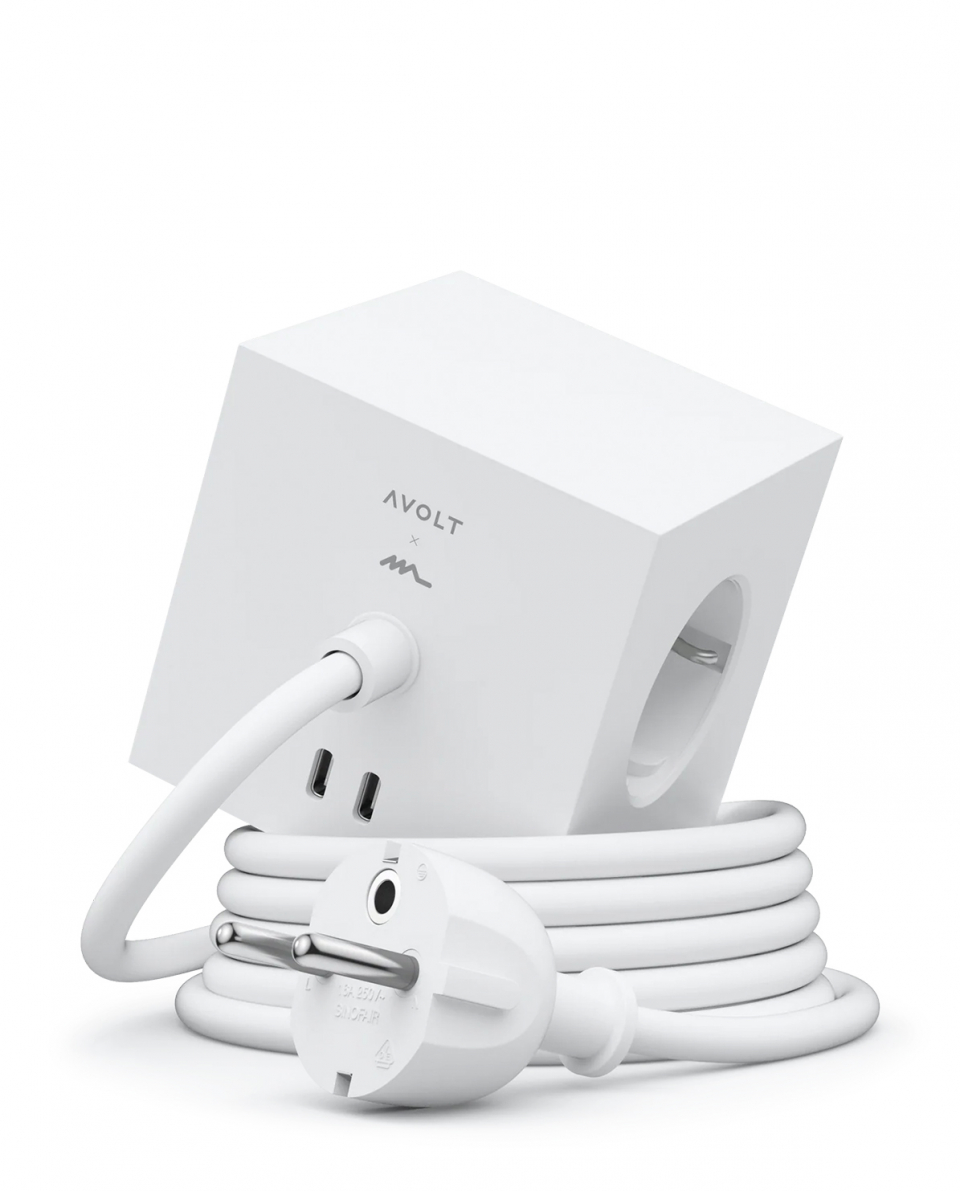 Avolt Mehrfachstecker Square 1 USB-C + Magnet