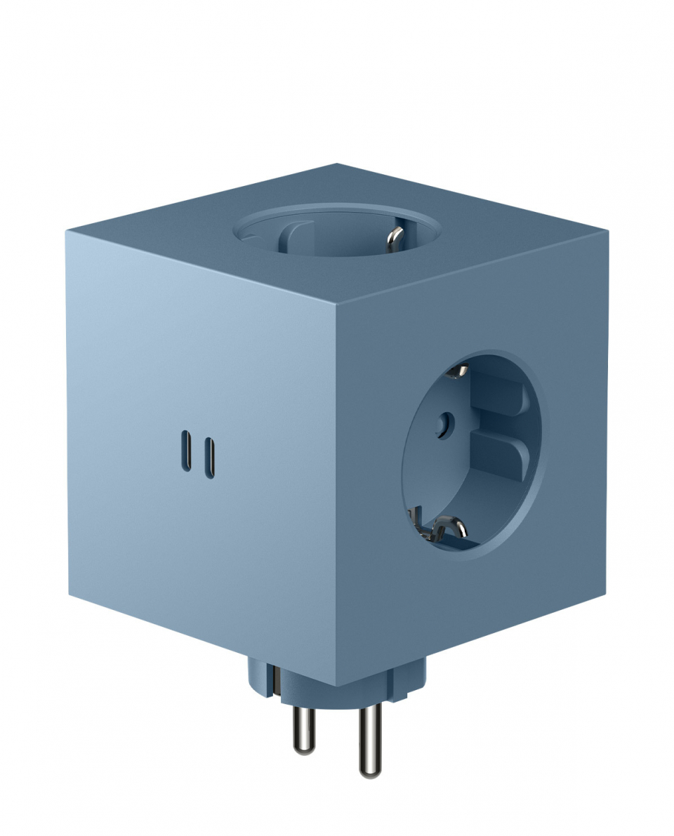 Avolt Mehrfachstecker Square 2 USB C wall mounted