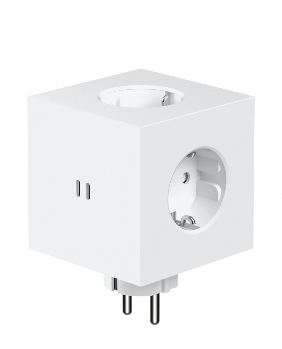 Avolt Mehrfachstecker Square 2 USB C wall mounted