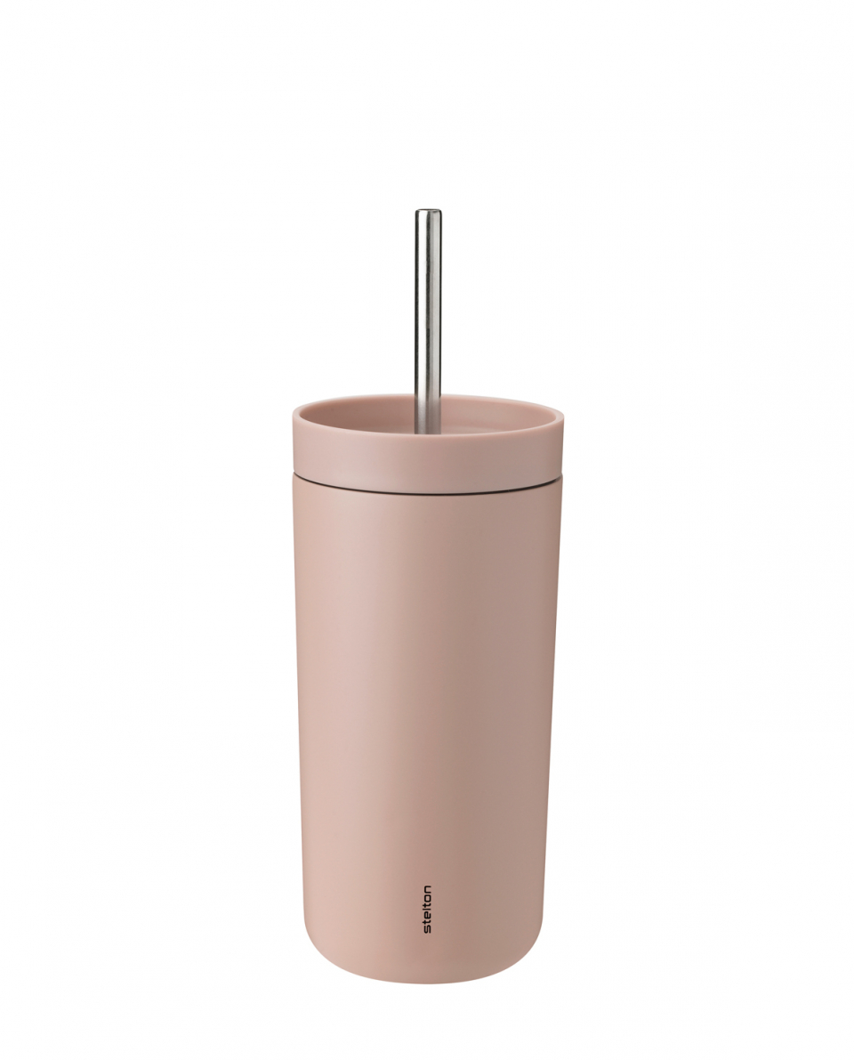 Stelton To Go Sip Thermobecher mit Trinkhalm