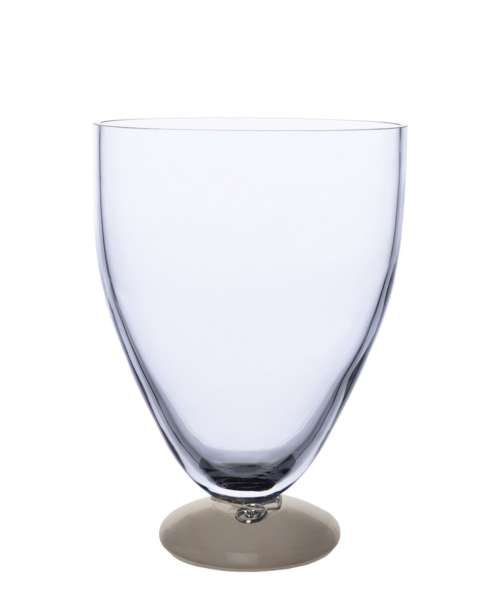 ERNST Vase Glas mit Fuß