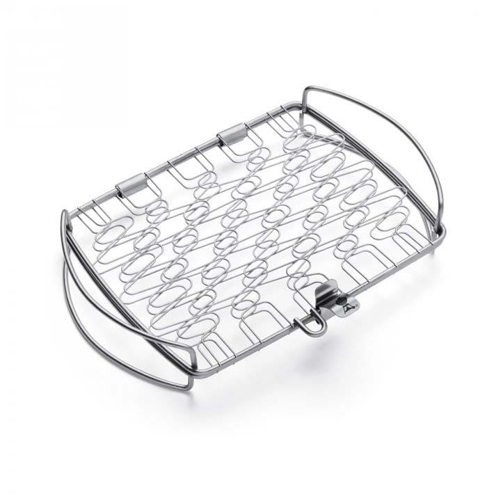 Weber Fisch und Gemüsehalter klein, Edelstahl