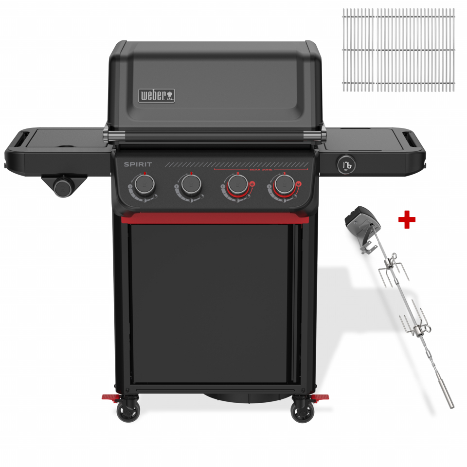 Weber Gasgrill SPIRIT SE-EPX-435, Stealth Edition, Smart + Edelstahlrost (2026)