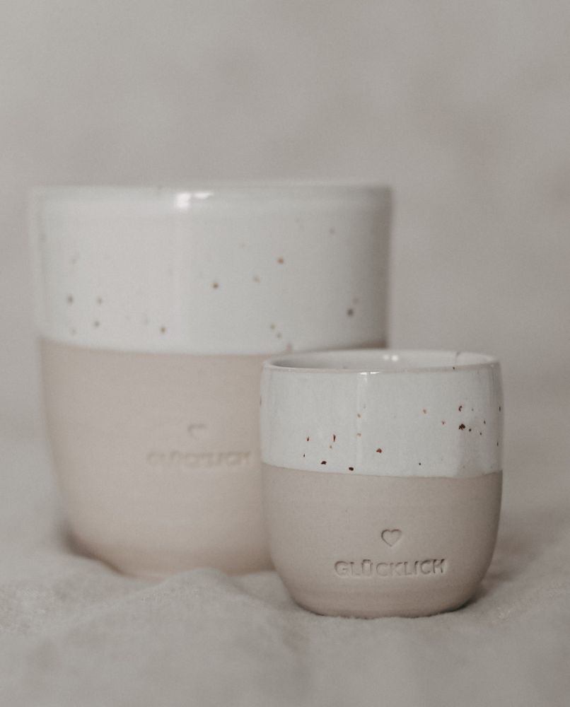 Eulenschnitt Espresso Becher Glücklich One Size