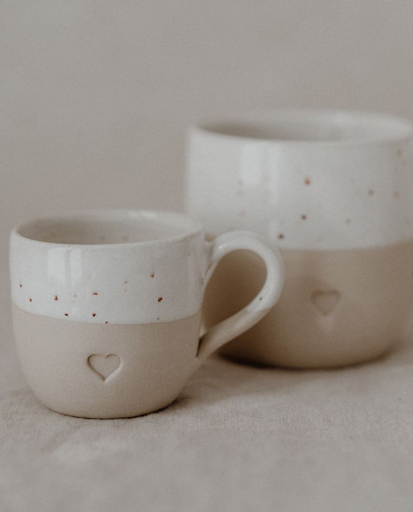 Eulenschnitt Espresso Tasse Herz One Size