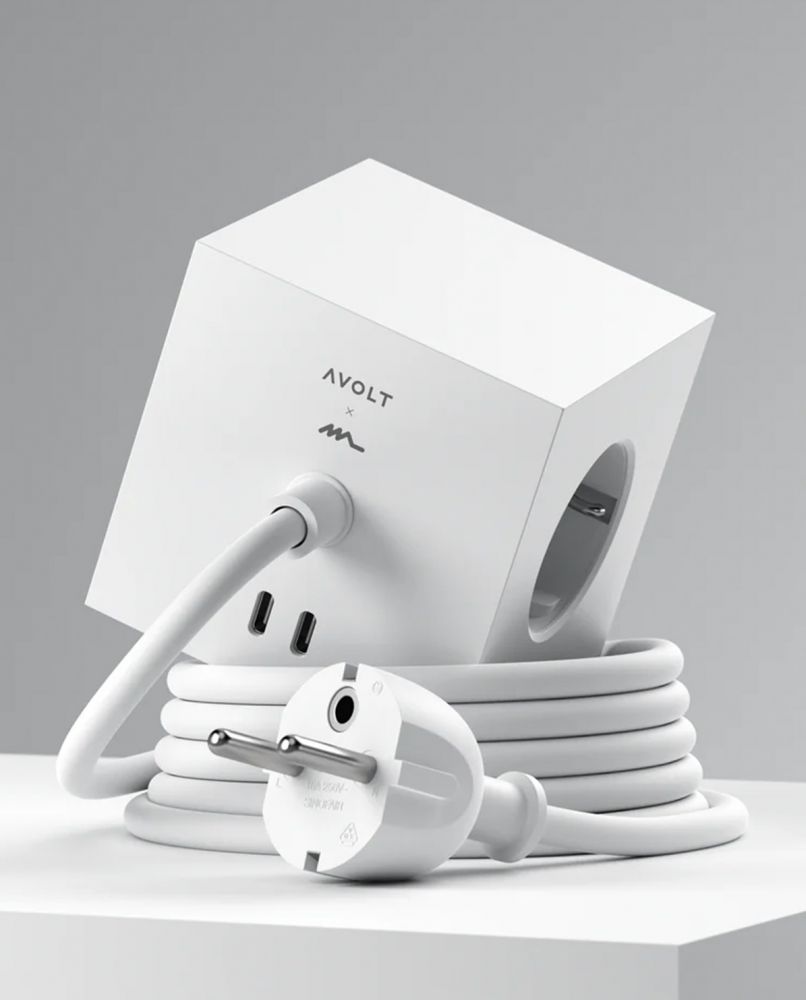Avolt Mehrfachstecker Square 1 USB-C + Magnet One Size