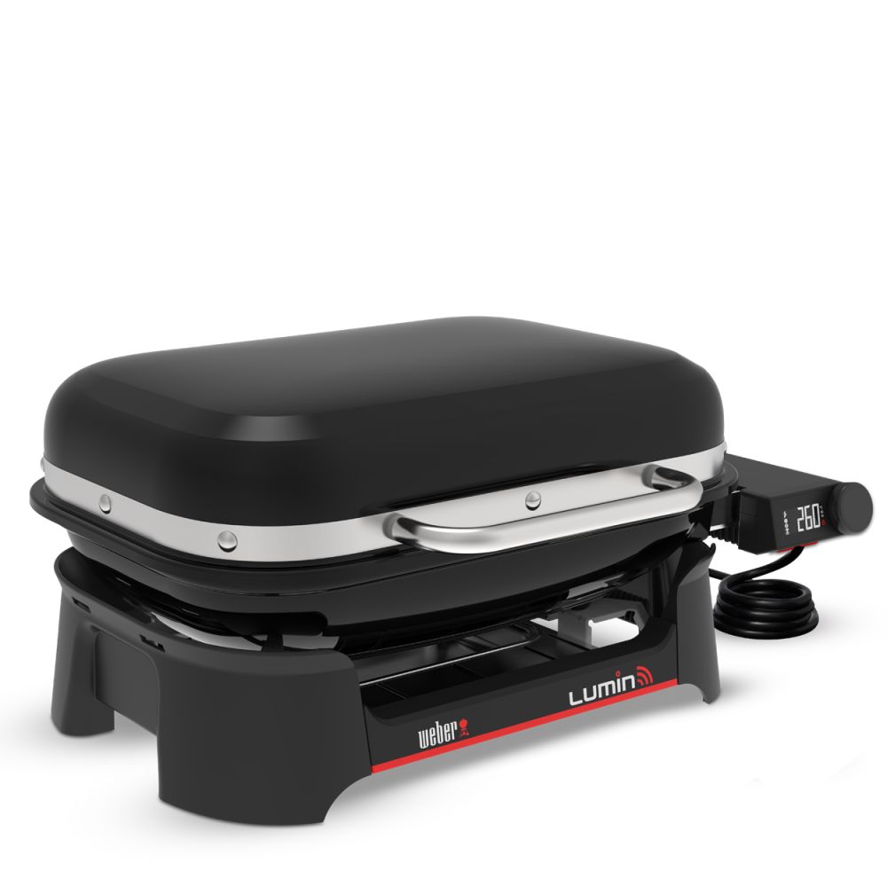 Weber Elektrogrill LUMIN SMART + gratis Grillplatte (2027)