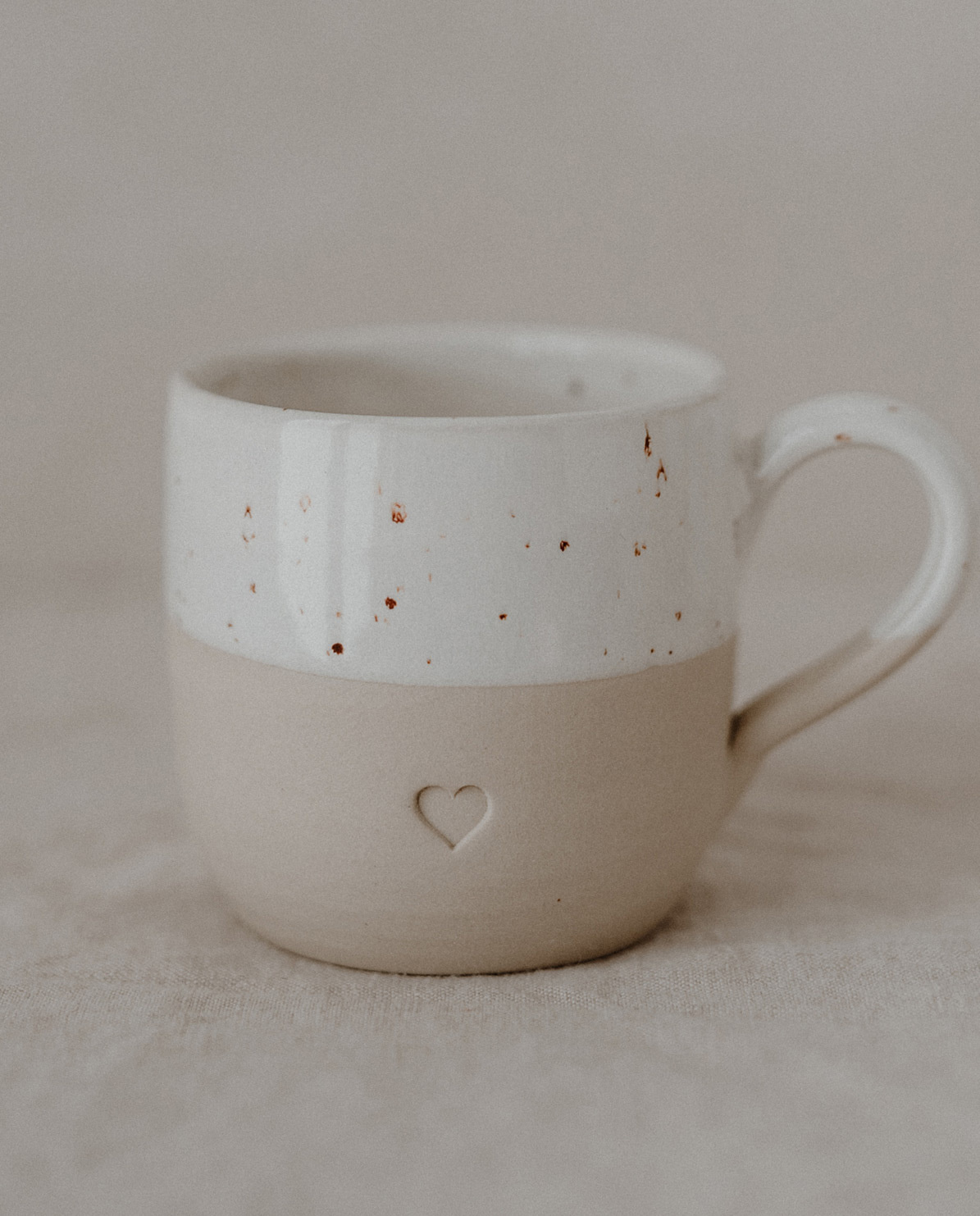 Eulenschnitt Cappuccino Tasse Herz One Size