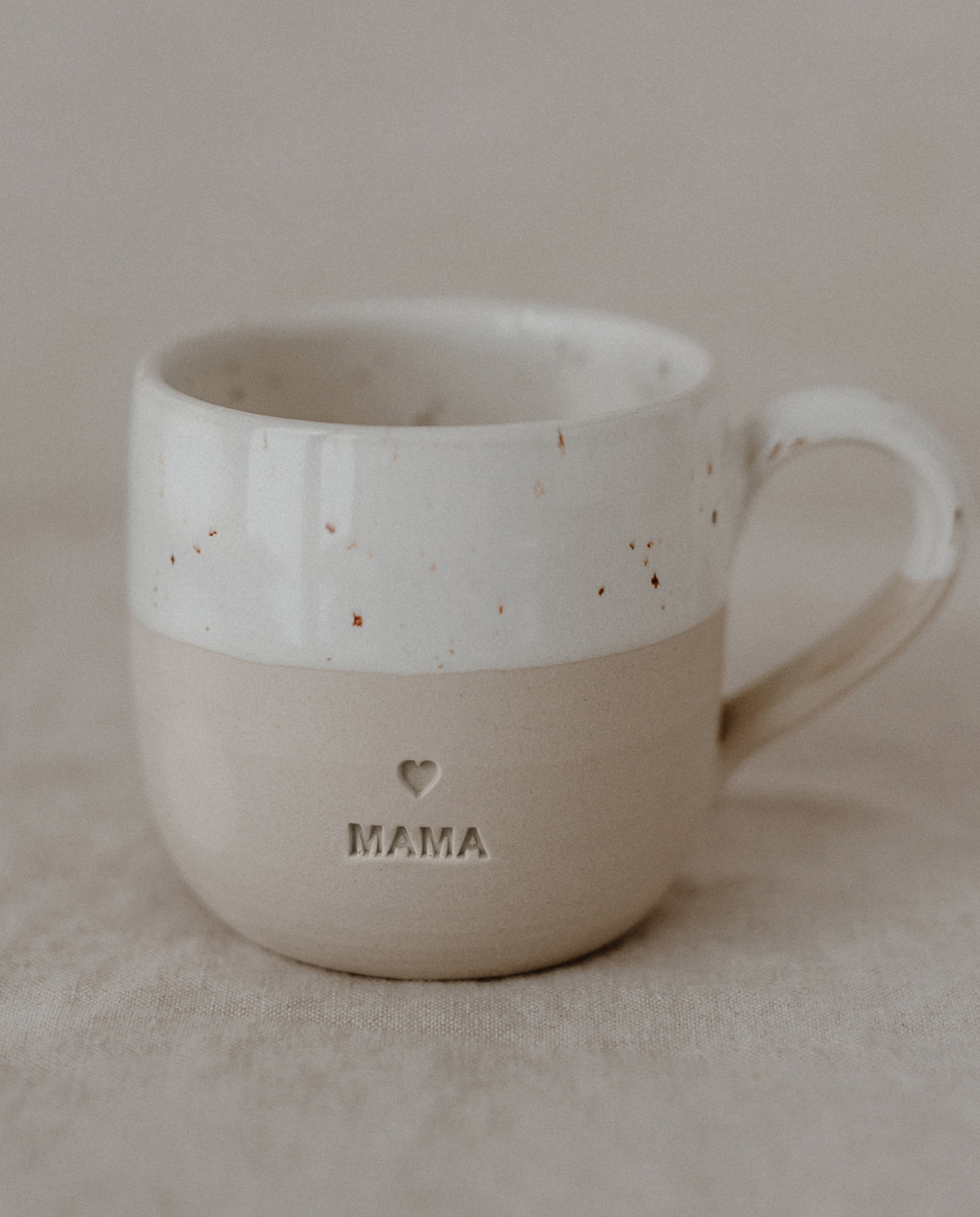 Eulenschnitt Cappuccino Tasse Mama One Size