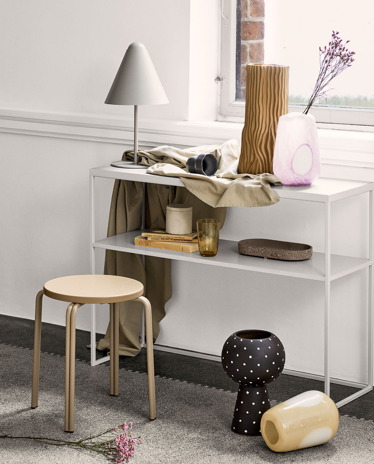 Broste Copenhagen Deko Vase Magny 43 cm H