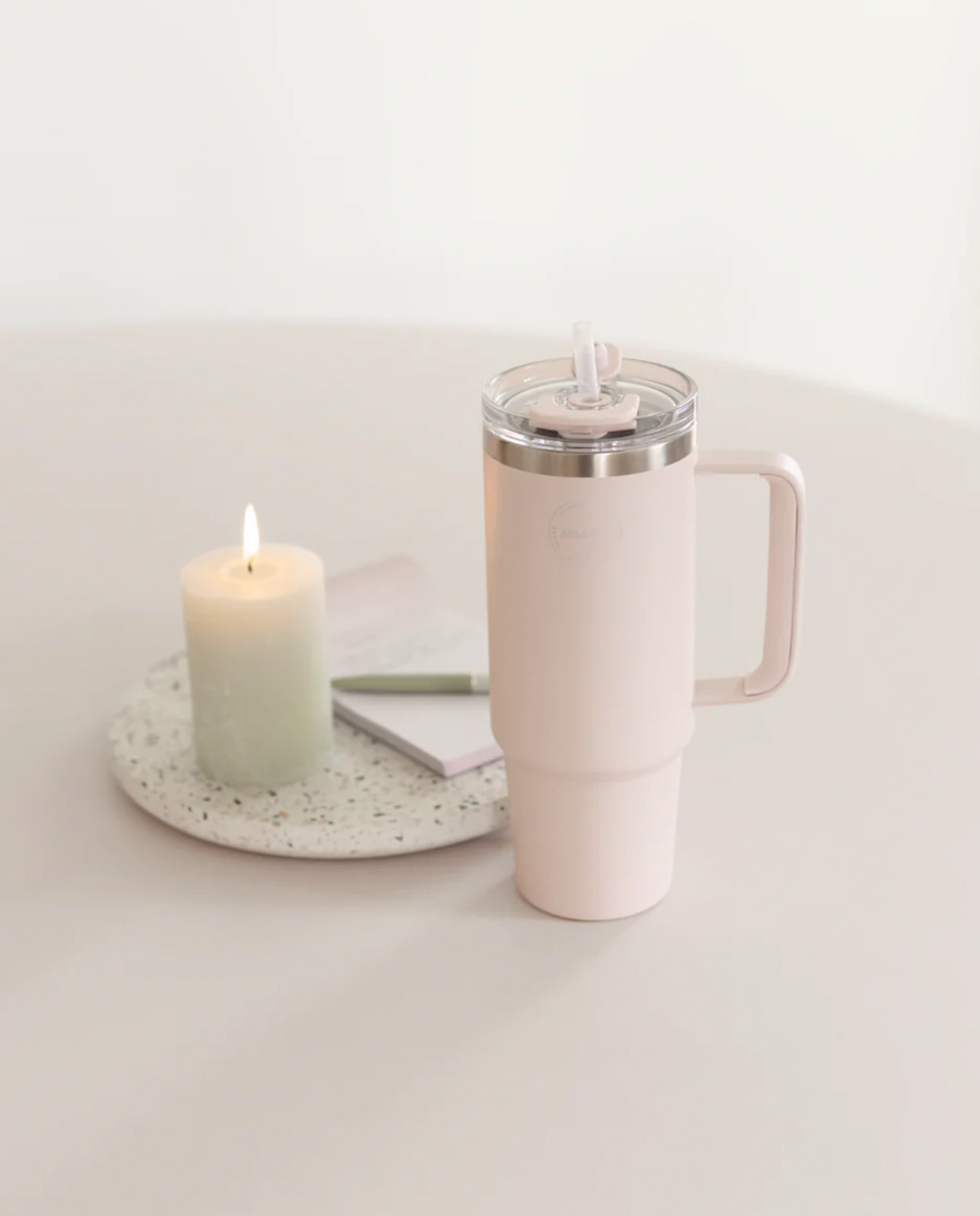 AYA&IDA Thermobecher mit Trinkhalm One Size