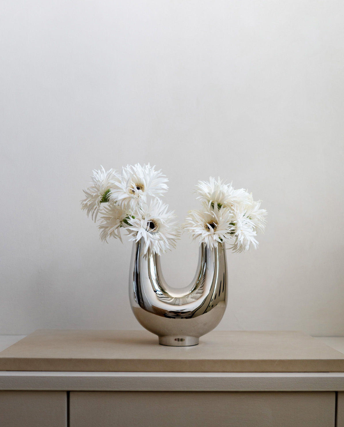 Hein Studio Vase Kazumi Nickel One Size