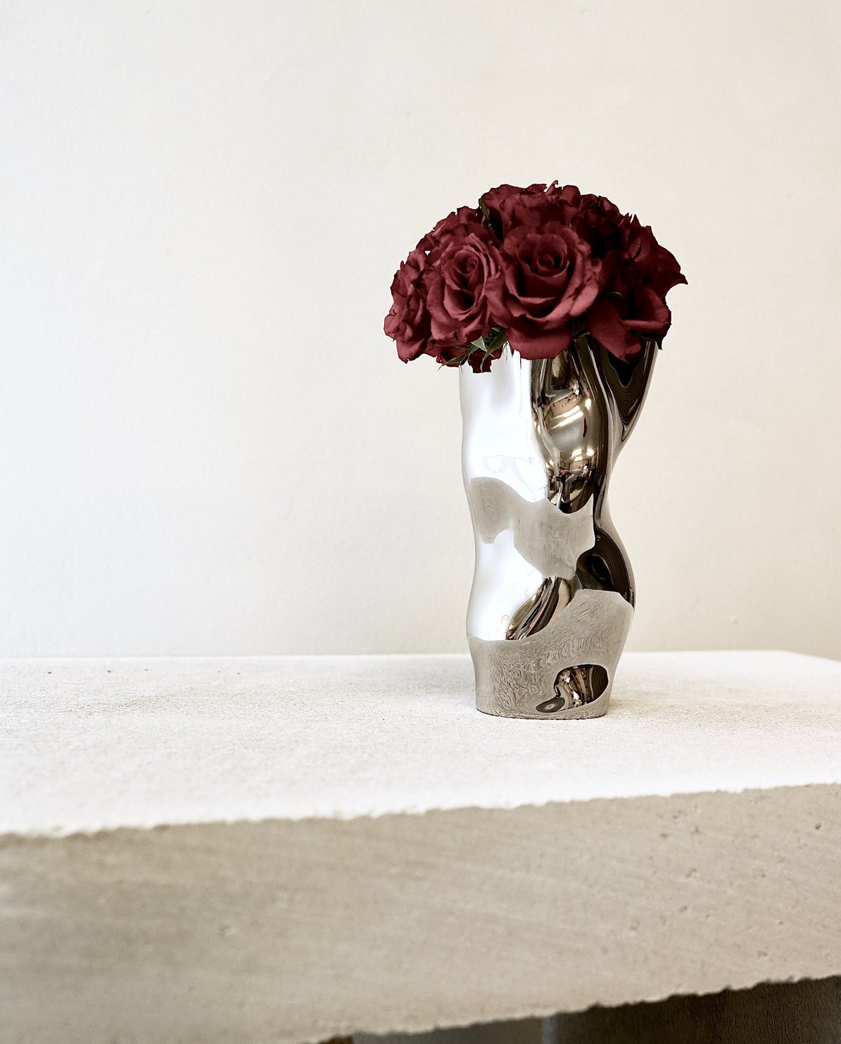 Hein Studio Vase Ostrea 25 Nickel One Size