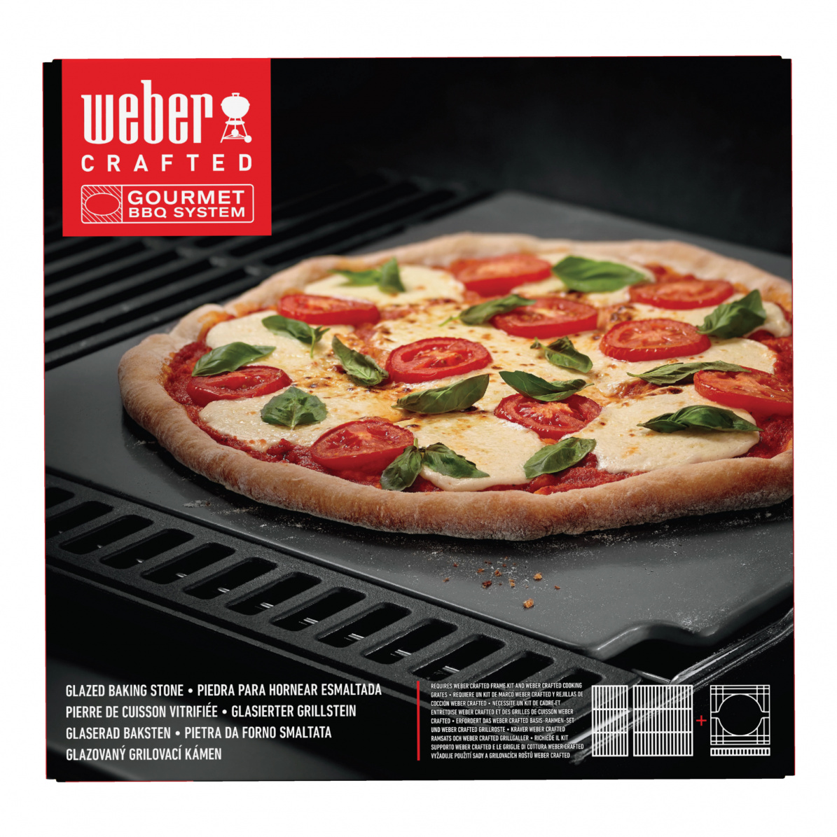 Weber CRAFTED Glasierter Pizzastein - GBS