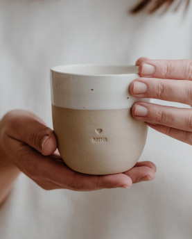 Eulenschnitt Becher Mini klein