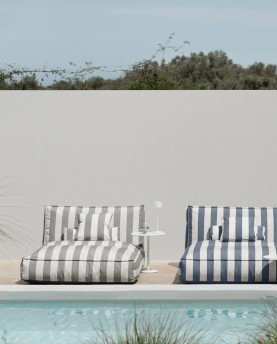 blomus Bett Daybed Stay Outdoor gestreift