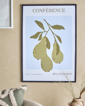 Bloomingville Bild mit Rahmen Poire Illustration