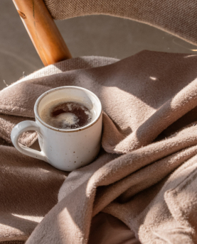 Eulenschnitt Cappuccino Tasse Calma
