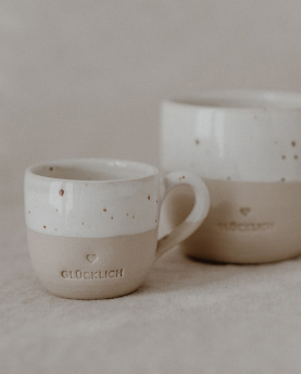 Eulenschnitt Espresso Tasse Glücklich