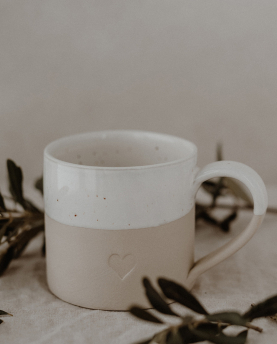 Eulenschnitt Große Tasse Herz