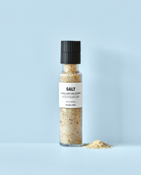 Nicolas Vahé Mühle Salz Knoblauch & rote Chilischote