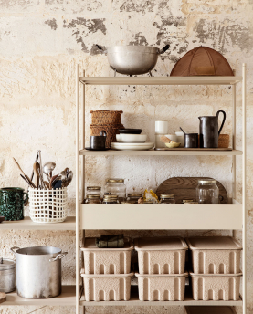 Ferm Living Regalsystem Punctual Fachboden Metall
