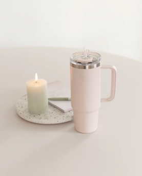 AYA&IDA Thermobecher mit Trinkhalm
