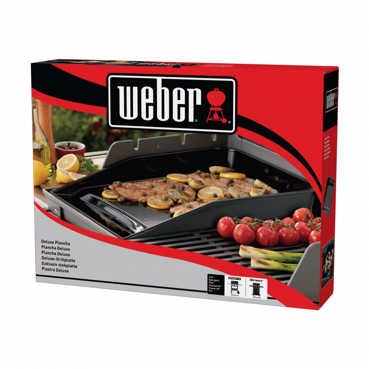 Gusseisen-Grillplatte Für Weber Spirit II 200/300 Serie – 44x30 Cm, Porzellan-Emaille | Austauschrost Für E210, E310, S220 Etc.