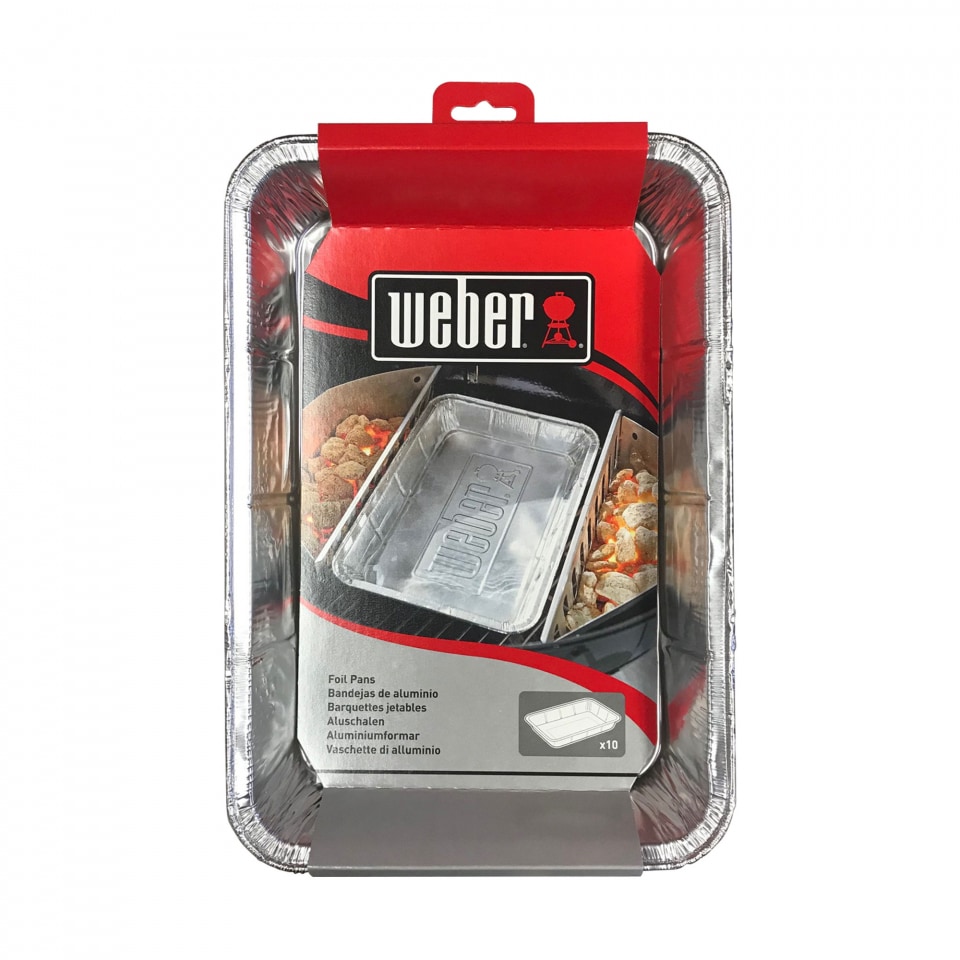 Weber Alu-Tropfschalen groß 10 Stck. 2