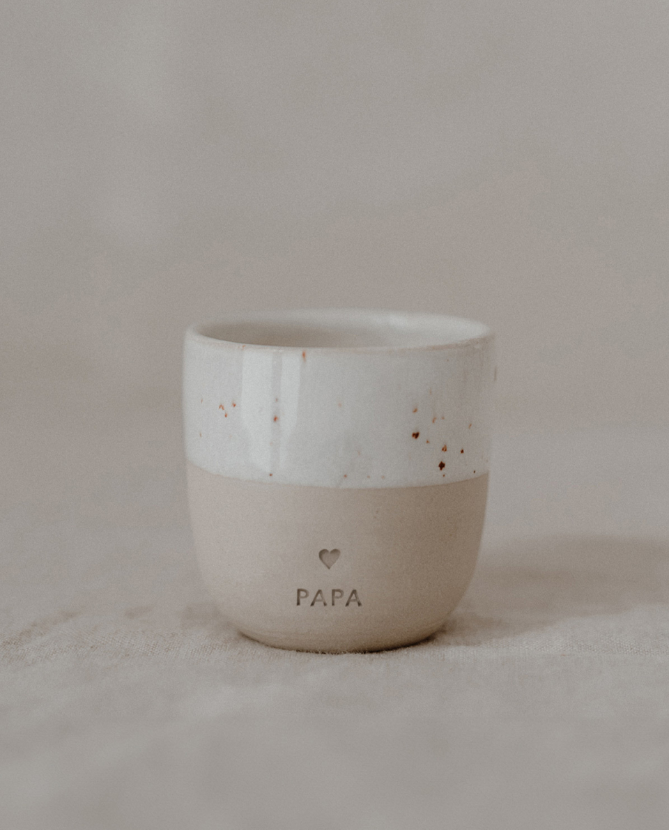 Eulenschnitt Espresso Becher Papa One Size 2