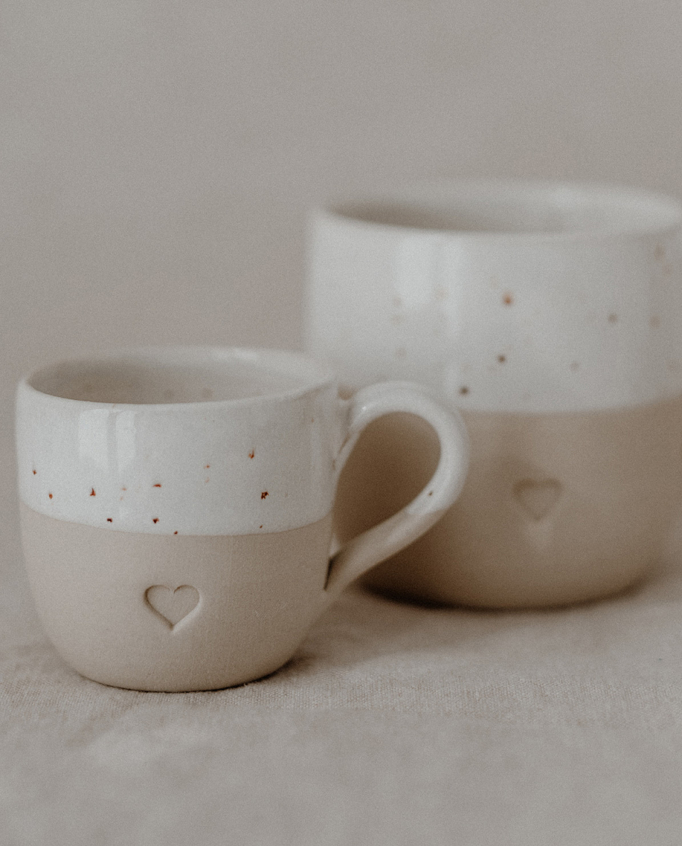 Eulenschnitt Espresso Tasse Herz One Size 2